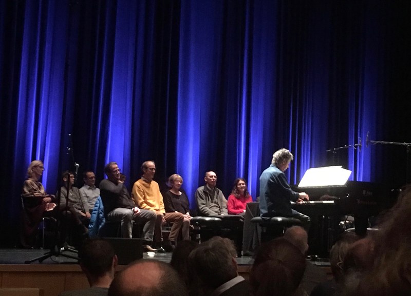 Chick Corea im Schaaner SAL mit Bühnenpublikum