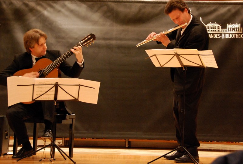 Ein gut eingespieltes Duo - Gerhard Ganahl und Martin Vallaster