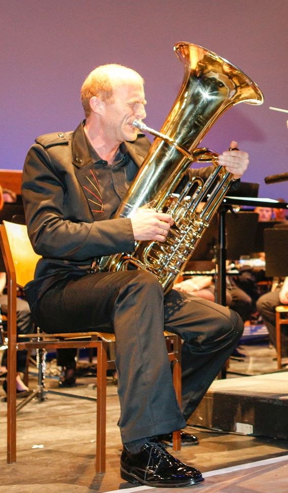 Der Tubist Øystein Baadsvik faszinierte mit seiner außergewöhnlichen Spielart. (Foto: Feldkirch Festival)