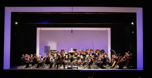 Eine gut aufeinander abgestimmte Klangbalance sowie herausragende SolistInnen begeisterten beim Konzert des Sinfonischen Blasorchesters Vorarlberg. (Foto: Feldkirch Festival)