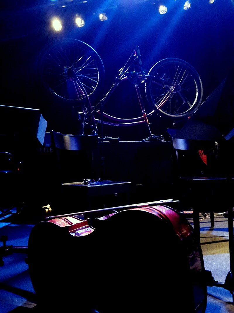 Das Corpus Delicti: Ein Rad als Instrument