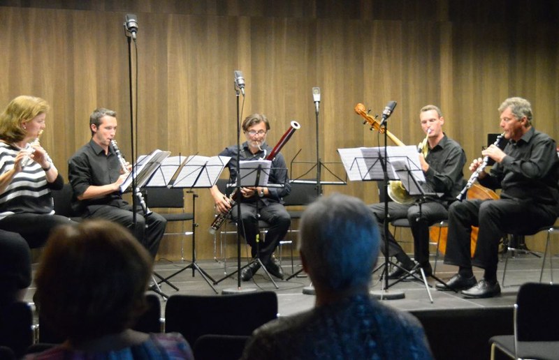 Das Holzbläserquintett "Annabel Lee" von Gerda Poppa wurde uraufgeführt.