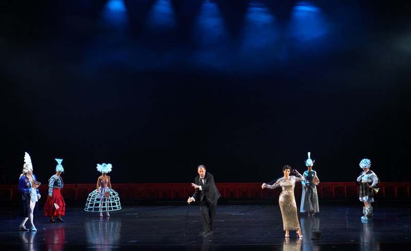 In einer verkürzten Fassung ging das ambitionierte Opernprojekt "Impresario Dotcom" der slowakischen Komponistin Ľubica Čekovská im Rahmen der "Festtage im Festspielhaus" mit hervoragenden Interpreten über die Bühne. (Foto: Karl Forster)
