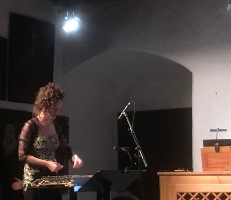 Franziska Fleischanderl, Andrea Buccarella, Carla Rovirosa und MIriam Feuersinger im Schloss Werdenberg