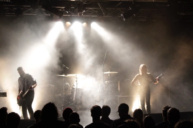 Russian Circles aus Chicago/Illinois spielen heftigen Post-Metal (Fotos: Andreas Mäser / Spielboden).