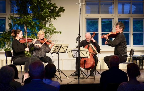 Eine vielschichtige Werkdeutung präsentierte das Epos:Quartett mit Schuberts Streichquartett D887.