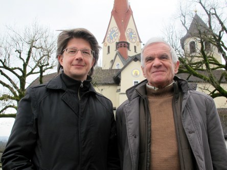 Mit Konsequenz und Sachverstand sind beim Trägerverein Hermann Kert (rechts) und Jürgen Deuble um die sorgfältige Programmierung der Konzerte bemüht.