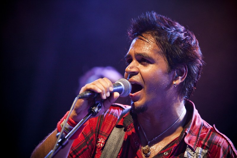 Frontman und Bandgründer Sunny Jain animierte das Publikum