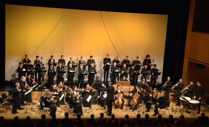 Das Barockorchester "Concerto Stella Matutina" und der Chor "Vocal Origen" unter der Leitung von Clau Scherrer interpretierten Weihnachtskompositionen von G.A. Homilius sowie J.S. Bach. Mit ihren Werkdeutungen bescherten sie den Konzertbesucherinnen und -besuchern einen herzerfrischenden Abend.