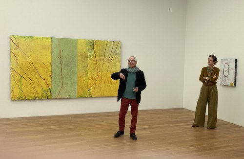 Paco Knoeller und Letitzia Ragaglia in der Ausstellung „Unter mir der Himmel"