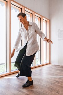 Ganz schön herausfordernd war dann für die Workshopleiterin eine vierteilige Suite, ... (Foto: Stefan Hauer)