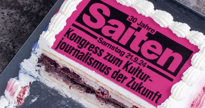 Das Saiten-Magazin feiert sein 30-jähriges Jubiläum mit einem Kongress zum Kulturjournalismus. © DOME, Saiten.ch