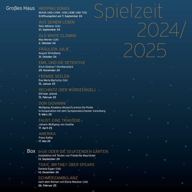 Das neue Programm der Spielzeit 2025/26