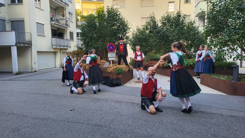 Südtiroler Volkstanz- und Singgruppe Rosengarten (Foto: DuB)