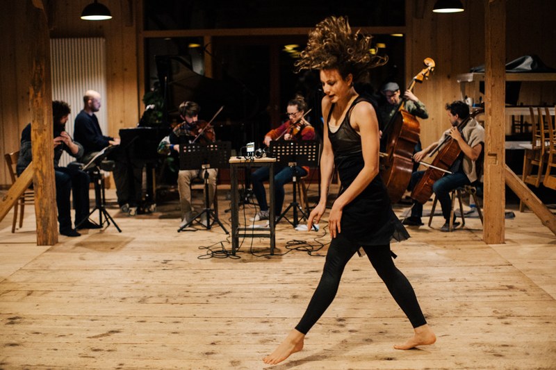 Das Ensemble von Pool of Invention bei den Proben für "Mozart in the Wind"  (© Pool of Invention<9