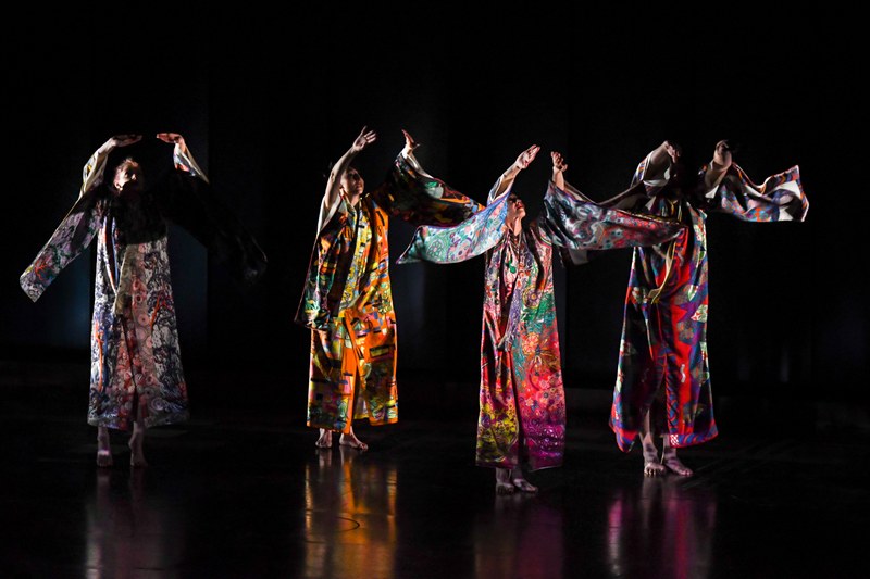 Von der großen Kimono-Show .... (© Udo Mittelberger)