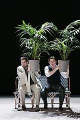 Witzige Choreographie von Stefanie Erb: Thomas Elwin und Sven Hjörleifsson