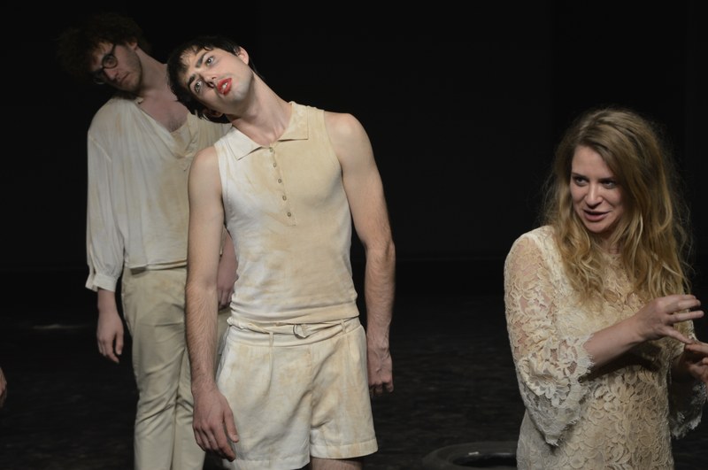 Benjamin Vanyek, Thomas Kolle und Michaela Bilgeri