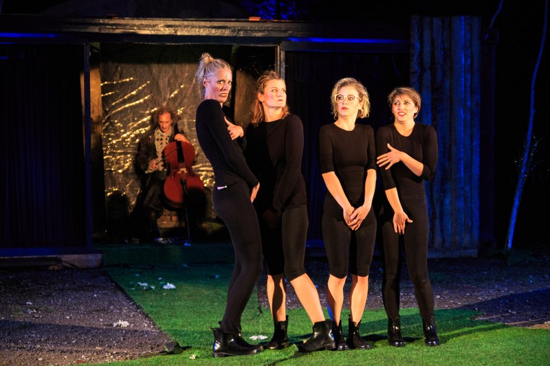 Tolle Schauspielerinnen v.l.n.r.: Guylaine Hemmer, Anne Noack, Rebecca Selle, Michaela Spänle