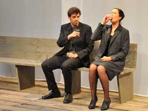 Anwar Kashlan und Anja Pölzl sind herrlich als Max und Franziska  © Gerhard Kresser
