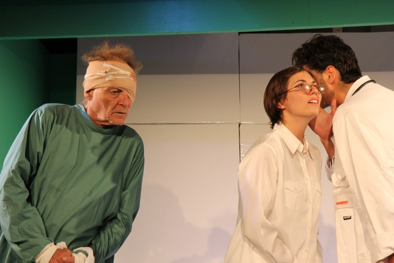 Ein köstliches Trio: Robert Kahr, Michaela Spaenle und David Baldessari