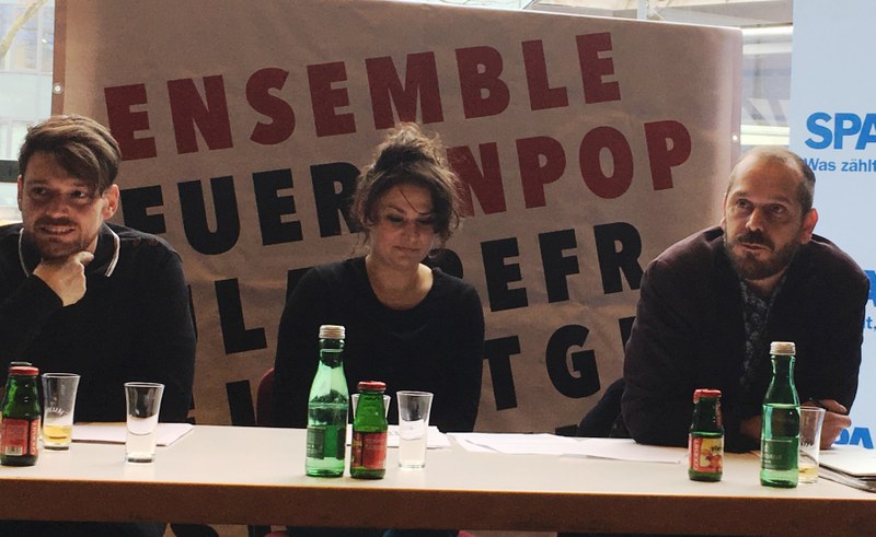 Thomas Bechter, Caro Stark und Stephan Kasimir (vlnr)