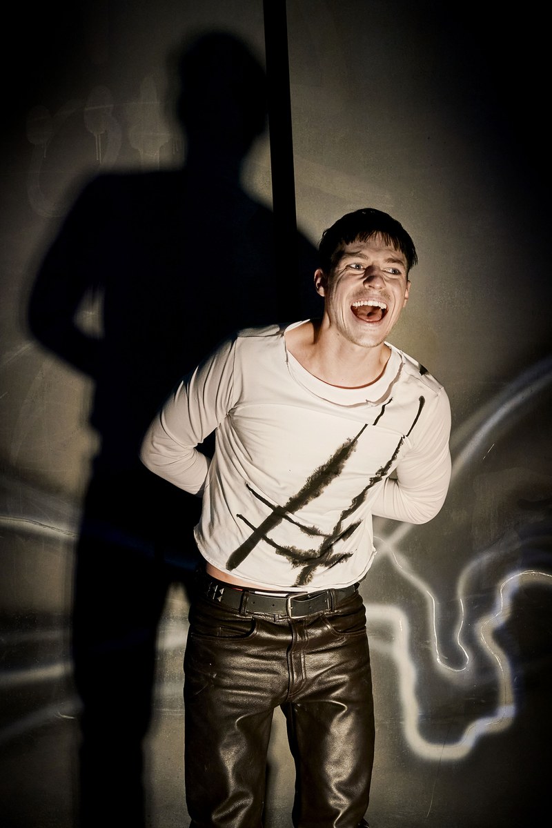 Schauspieler Nico Raschner in seinem Solo als Lenz © Anja Köhler