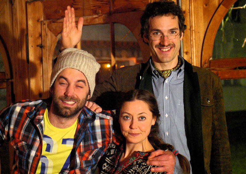 Ein tolles Trio! Mike Langhans, Kristine Walther, Tobias Fend