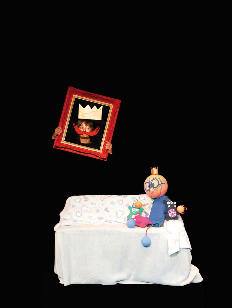 Liebevoll in jedem Detail: König Zinnober und sein Sohn Prinz Himmelblau