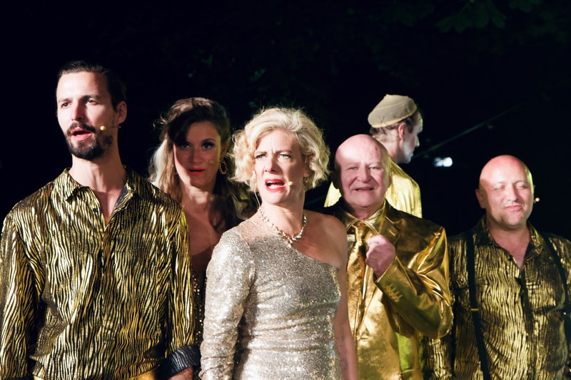 Simon Alois Huber, Maria Strauss, Maria Fliri, Wolfgang Pevestorf und Wini Gropper