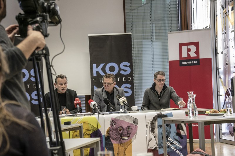 Hubert Dragaschnig, Augustin Jagg und Philip Jenkins / Fotos: Theater Kosmos