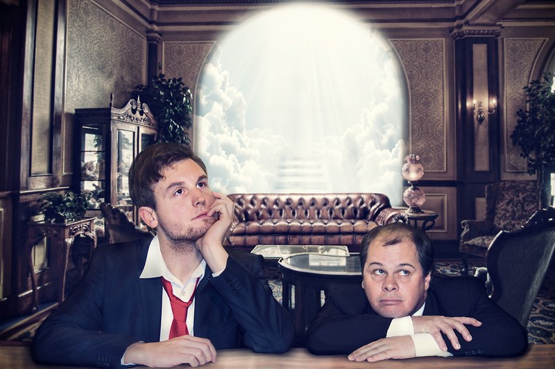 Das Komiker-Duo Beck und Biedermann mit