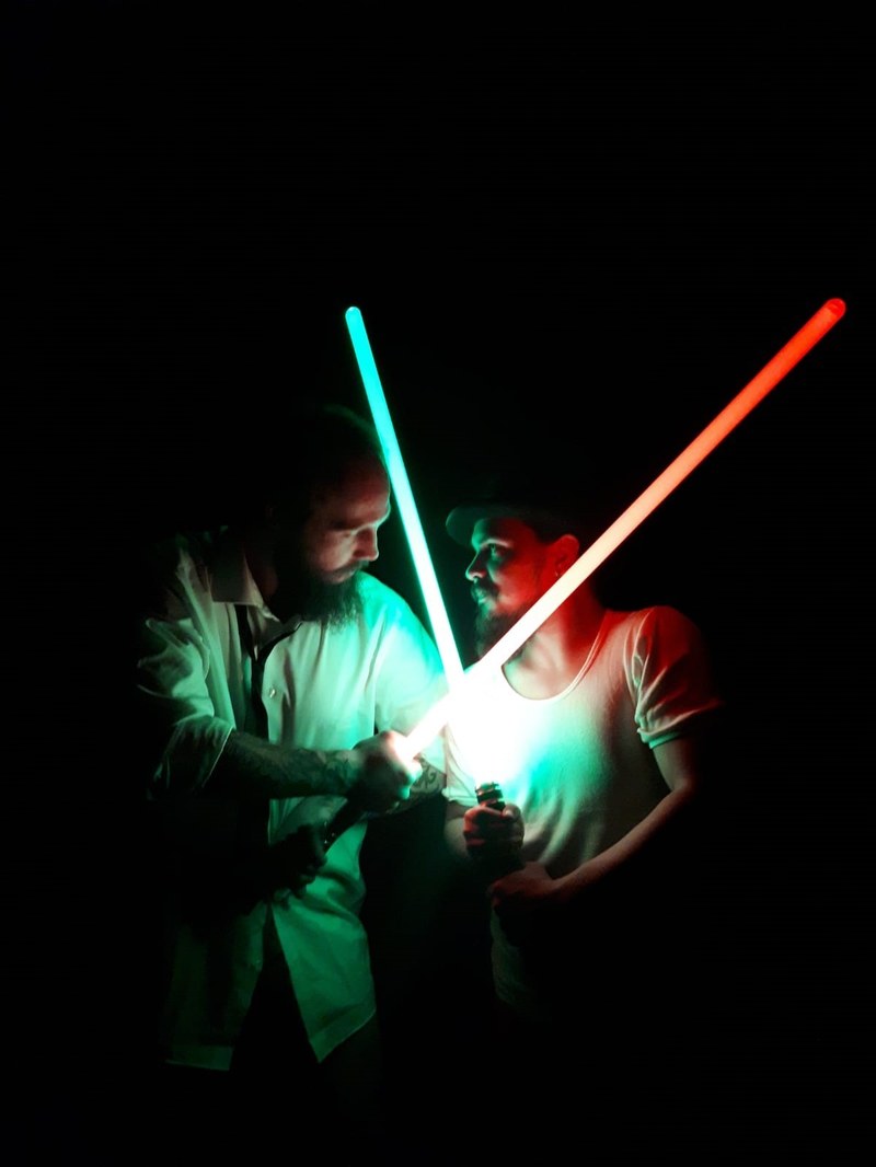 Lichtschwerter als essentielles Requisit
