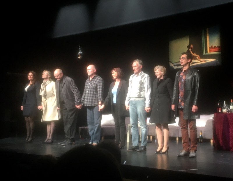 Das Karussell-Ensemble (v.l.n.r.) Susanne Ackermann, Ute Hoffmann, Thomas Hassler, Hanno Dreher, Dodo Büchel, Karl Johann Müller, Elke Kikelj Schwald, Stefan Bösch