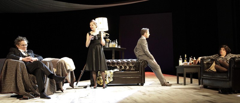 V.l.n.r.: Helmut Rühl, Alexandra Maria Nutz, Alexander Julian Meile und Helga Pedross