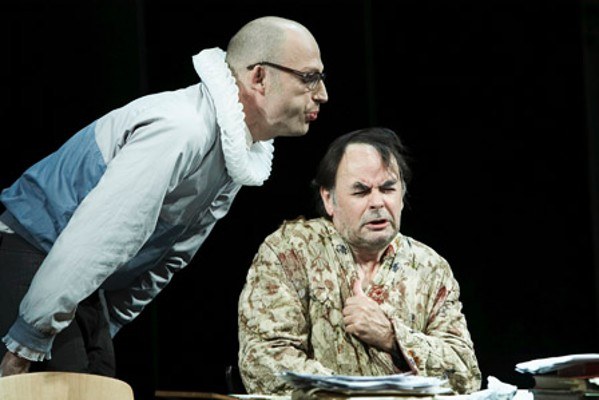Joachim Meyerhoff als Ariel und Johann Adam Oest als Prospero