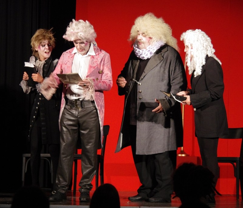 Sandra Giradi, Josef Zandler, Erich Huster und Daniela Gorditsch