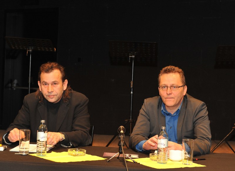 Hubert Dragaschnig und Augustin Jagg präsentierten einen spannenden Spielplan 2010