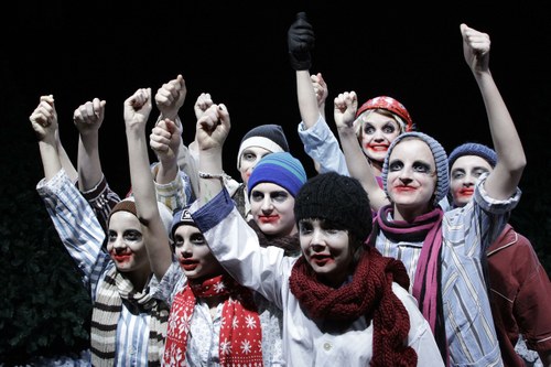 Der Jugendtheaterclub überzeugte;  Foto: Anja Köhler