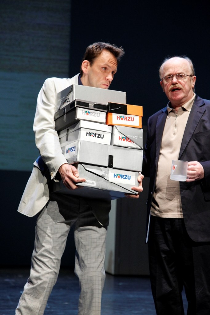 Oliver Baier spielte mit Bravour (mit Mario Plaz)